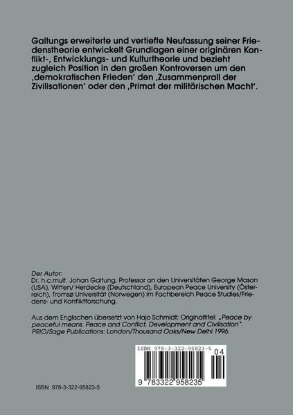 Produktbild: Frieden mit friedlichen Mitteln