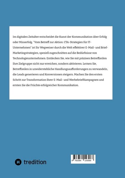 Produktbild: Vom Betreff zur Aktion: CTA-Strategien f&uuml;r IT-Unternehmen