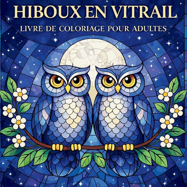 Produktbild: Hiboux en Vitrail - Livre de coloriage pour adultes