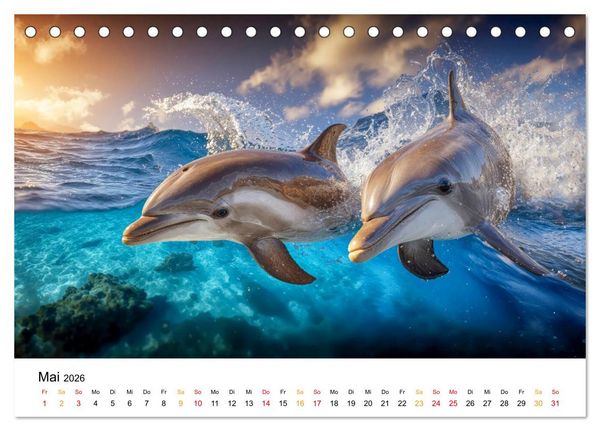 Produktbild: Tiere in ihrer Welt (Tischkalender 2026 DIN A5 quer), CALVENDO Monatskalender