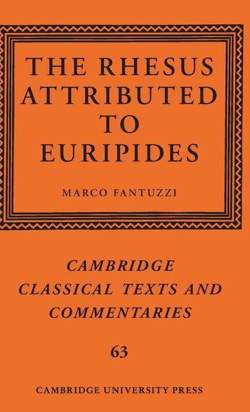 Produktbild: The Rhesus Attributed to Euripides