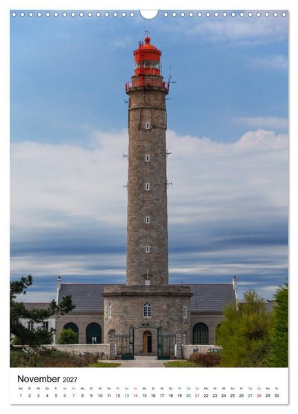 Produktbild: Phares Bretons (Wandkalender 2027 DIN A3 hoch), CALVENDO Monatskalender