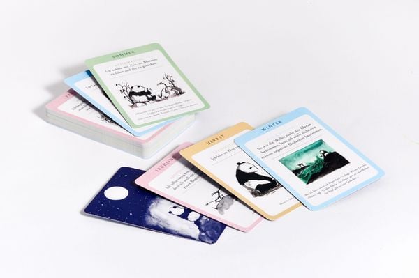 Produktbild: Gro&szlig;er Panda und Kleiner Drache Affirmationskarten