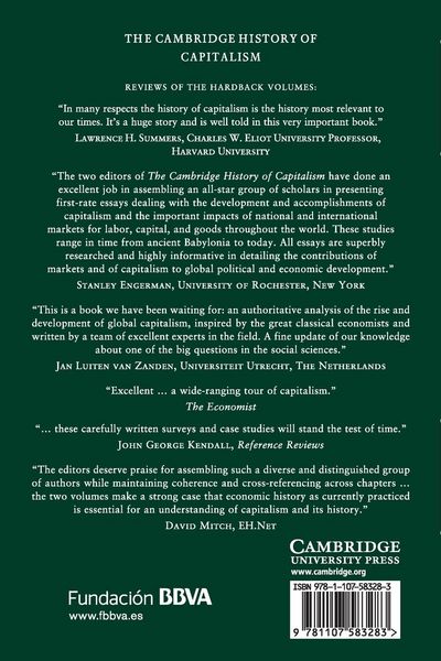 Produktbild: The Cambridge History Capitalism v1