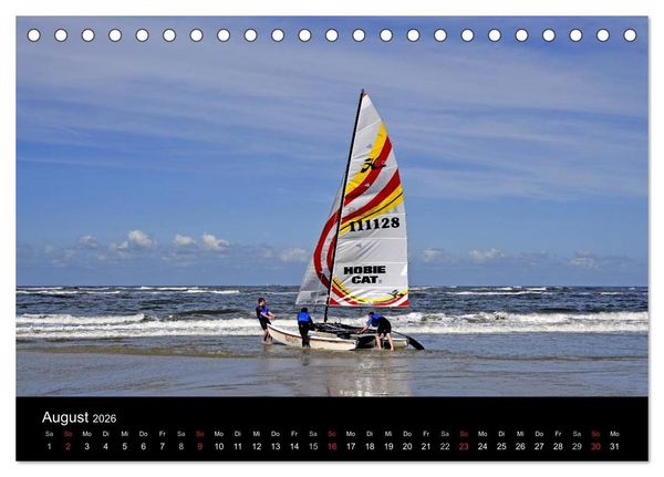 Produktbild: Ostfriesische Inseln (Tischkalender 2026 DIN A5 quer), CALVENDO Monatskalender