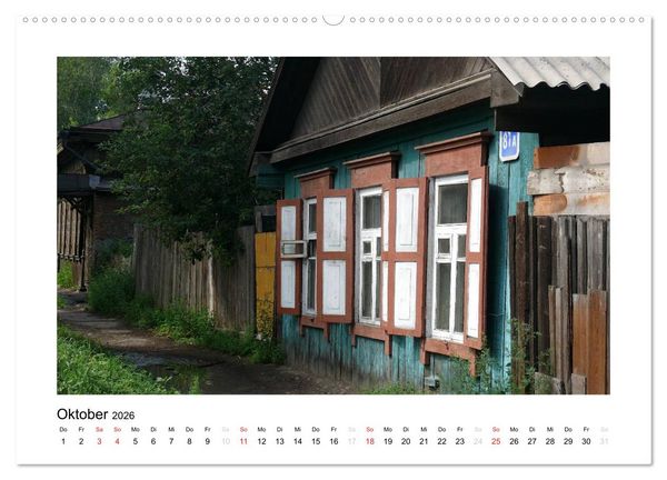 Produktbild: Holzh&auml;user in Irkutsk (Wandkalender 2026 DIN A2 quer), CALVENDO Monatskalender