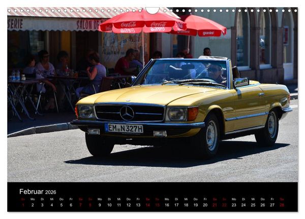 Produktbild: Mercedes SL W107 - zeitlose Eleganz (Wandkalender 2026 DIN A3 quer), CALVENDO Monatskalender