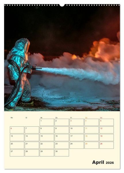 Produktbild: Feuerwehr - selbstloser Dienst weltweit (hochwertiger Premium Wandkalender 2026 DIN A2 hoch), Kunstdruck in Hochglanz