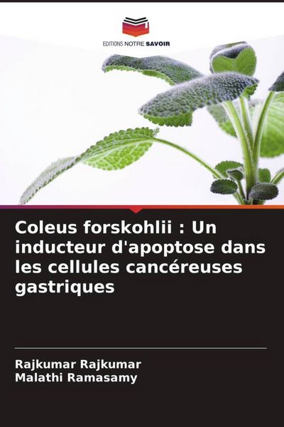 Produktbild: Coleus forskohlii : Un inducteur d'apoptose dans les cellules canc&eacute;reuses gastriques