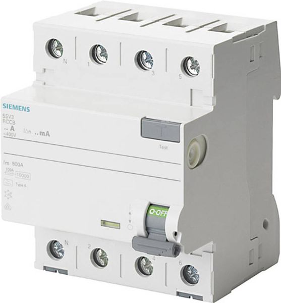 Siemens 5SV33446KL FI-Schutzschalter A 4polig 40A 0.03A 400V