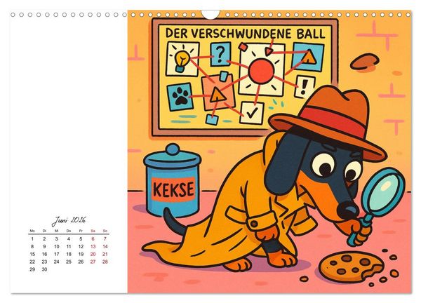 Produktbild: Pfoten, Pelz & Power-Jobs (Wandkalender 2026 DIN A3 quer), CALVENDO Monatskalender
