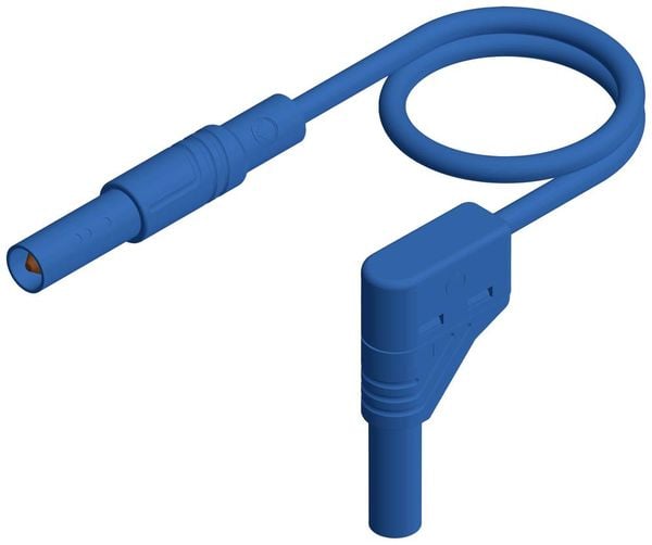 Produktbild: Hirschmann Test & Measurement MLS WG 200/1 bl Sicherheits-Messleitung Lamellenstecker 4 mm Lamellenstecker 4 mm 2.00 m Blau 1 St.