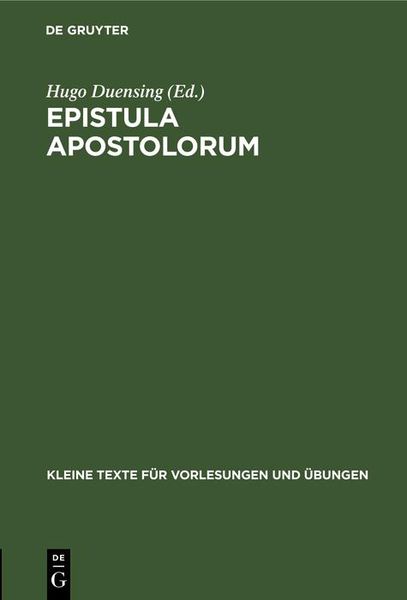 Produktbild: Epistula apostolorum