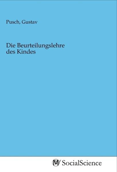 Produktbild: Die Beurteilungslehre des Kindes
