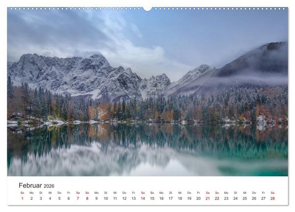 Produktbild: Bezaubernde Bergseen (Wandkalender 2026 DIN A2 quer), CALVENDO Monatskalender