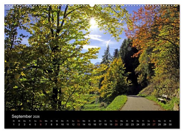 Produktbild: Das Ultental und seine Jahreszeiten (Wandkalender 2026 DIN A2 quer), CALVENDO Monatskalender
