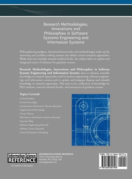 Produktbild: Research Methodologies, Innovations and Philosophies in Software Systems Engineering and Information Systems