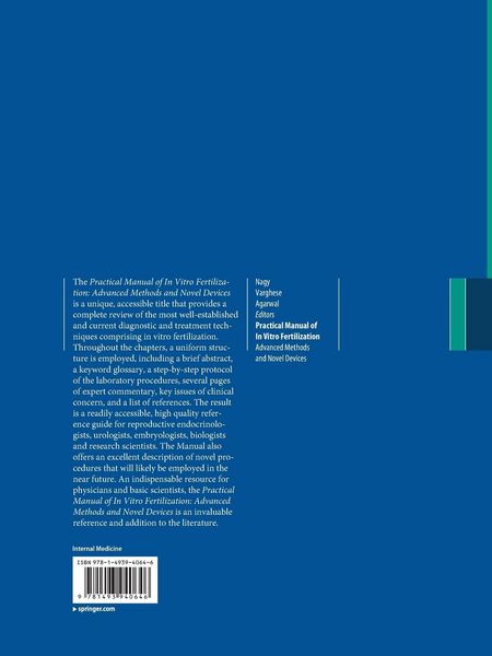 Produktbild: Practical Manual of In Vitro Fertilization