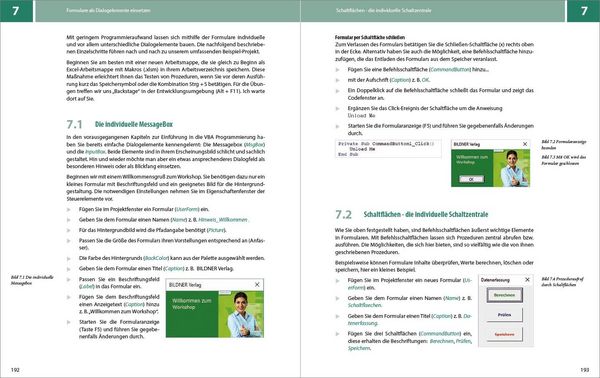Produktbild: VBA mit Excel - Der leichte Einstieg: Vom ersten Makro zur eigenen Eingabemaske - F&uuml;r Excel 2010 bis 2021, 365