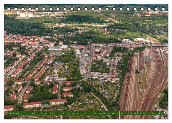 Produktbild: Eberswalde in Luftbildern (Tischkalender 2026 DIN A5 quer), CALVENDO Monatskalender