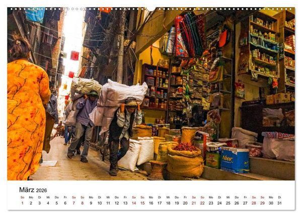 Produktbild: Impressionen aus Kathmandu (hochwertiger Premium Wandkalender 2026 DIN A2 quer), Kunstdruck in Hochglanz
