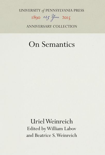 Produktbild: On Semantics