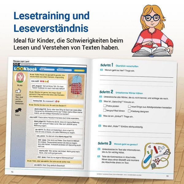 Produktbild: Das &Uuml;bungsheft Lesen 8