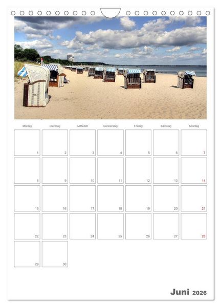 Produktbild: Timmendorfer Strand (Wandkalender 2026 DIN A4 hoch), CALVENDO Monatskalender