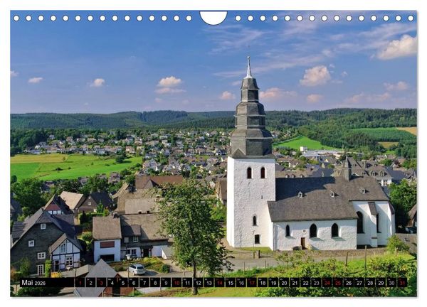 Produktbild: Unterwegs in Deutschland (Wandkalender 2026 DIN A4 quer), CALVENDO Monatskalender