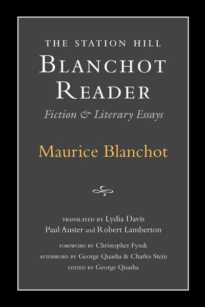 Produktbild: Station Hill Blanchot Reader