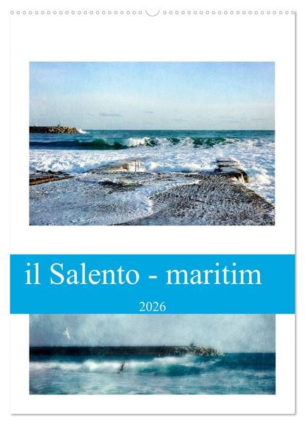 Produktbild: il Salento - maritim (Wandkalender 2026 DIN A2 hoch), CALVENDO Monatskalender