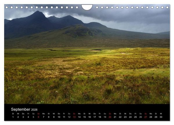 Produktbild: Schottland 2026 (Wandkalender 2026 DIN A4 quer), CALVENDO Monatskalender