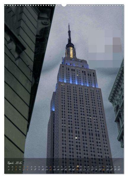 Produktbild: Big Apple Akt (hochwertiger Premium Wandkalender 2026 DIN A2 hoch), Kunstdruck in Hochglanz