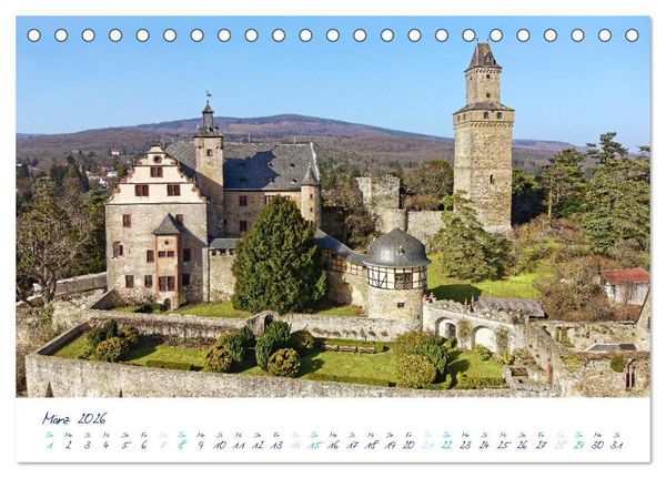 Produktbild: Taunus, deine T&uuml;rme (Tischkalender 2026 DIN A5 quer), CALVENDO Monatskalender