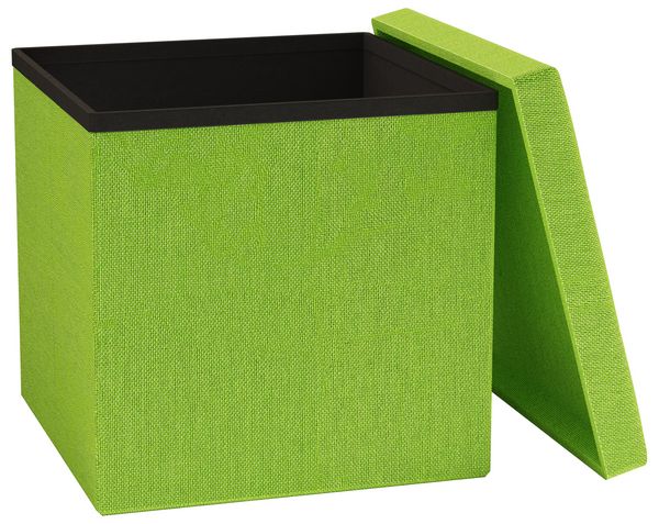 Produktbild: Stoff Sitztruhe Sitzbank Truhe Box Hocker Boxas