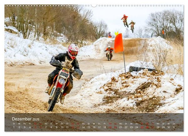 Produktbild: Motocross - Adrenalin pur (hochwertiger Premium Wandkalender 2026 DIN A2 quer), Kunstdruck in Hochglanz
