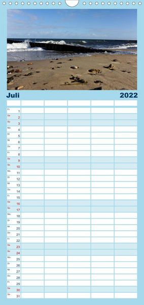 Produktbild: Familienplaner K&uuml;hlungsborn (Wandkalender 2022 , 21 cm x 45 cm, hoch)
