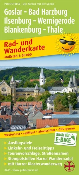 Produktbild: Goslar - Bad Harzburg - Ilsenburg - Wernigerode, Blankenburg - Thale