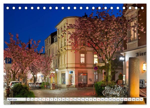 Produktbild: BONN f&uuml;r Nachtschw&auml;rmer (Tischkalender 2026 DIN A5 quer), CALVENDO Monatskalender