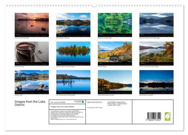 Produktbild: Images from the Lake District (High Quality Premium Wall Calendar 2026 DIN A2 landscape),CALVENDO 12 Month Wall Calendar