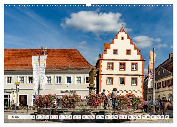 Produktbild: Landkreis Kitzingen (hochwertiger Premium Wandkalender 2026 DIN A2 quer), Kunstdruck in Hochglanz