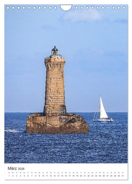 Produktbild: Leuchtturm-Legenden im Westen der Bretagne (Wandkalender 2026 DIN A4 hoch), CALVENDO Monatskalender