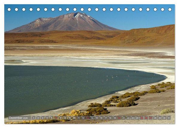 Produktbild: Bolivien - Eine Wanderreise (Tischkalender 2026 DIN A5 quer), CALVENDO Monatskalender