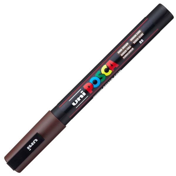 Produktbild: uni-ball Marker uni POSCA PC-3M dunkelbraun
