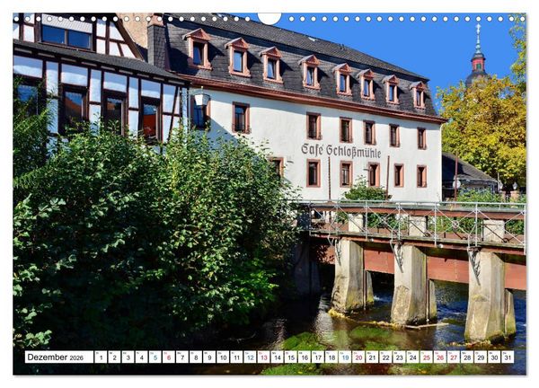 Produktbild: Erbach - Die Odenw&auml;lder Residenzstadt (Wandkalender 2026 DIN A3 quer), CALVENDO Monatskalender