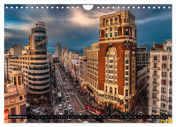 Produktbild: Metropole Madrid (Wandkalender 2026 DIN A4 quer), CALVENDO Monatskalender