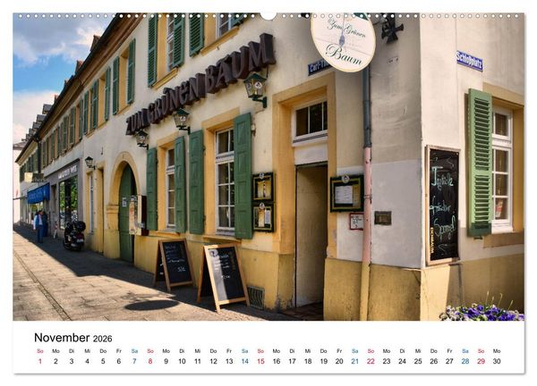 Produktbild: Schwetzingen - Ansichtssache (hochwertiger Premium Wandkalender 2026 DIN A2 quer), Kunstdruck in Hochglanz