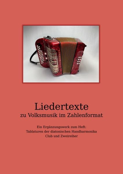 Produktbild: Liedertexte zu Volksmusik im Zahlenformat