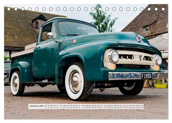 Produktbild: FORD F 1 - F 100 (Tischkalender 2026 DIN A5 quer), CALVENDO Monatskalender