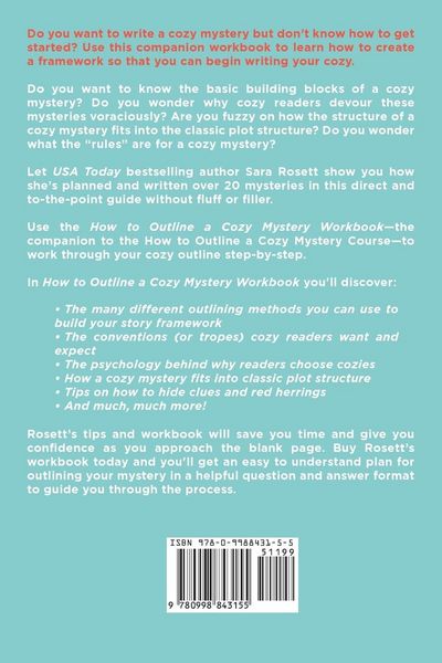 Produktbild: How to Outline a Cozy Mystery Workbook